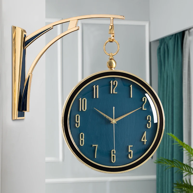 

Luxury Silent Nordic Stylish Wall Clock Modern Living Room Creative Wall Clock Kitchen Bedroom Horloge Murale Wall Decor WK50WC