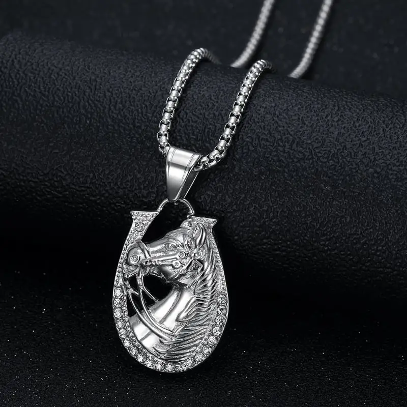 【STONEHENgE】Luv-it〜Silver Heart Horse Hoof Necklace H0179 STONEHENgE】Luv-it〜Silver Heart Horse Hoof Necklace H0179