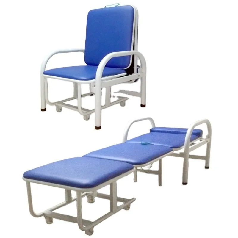 Metal Adjustable Foldable Patient Attendant Bed Medical Accompany Chair folding sleeping accompany chair attendant bed