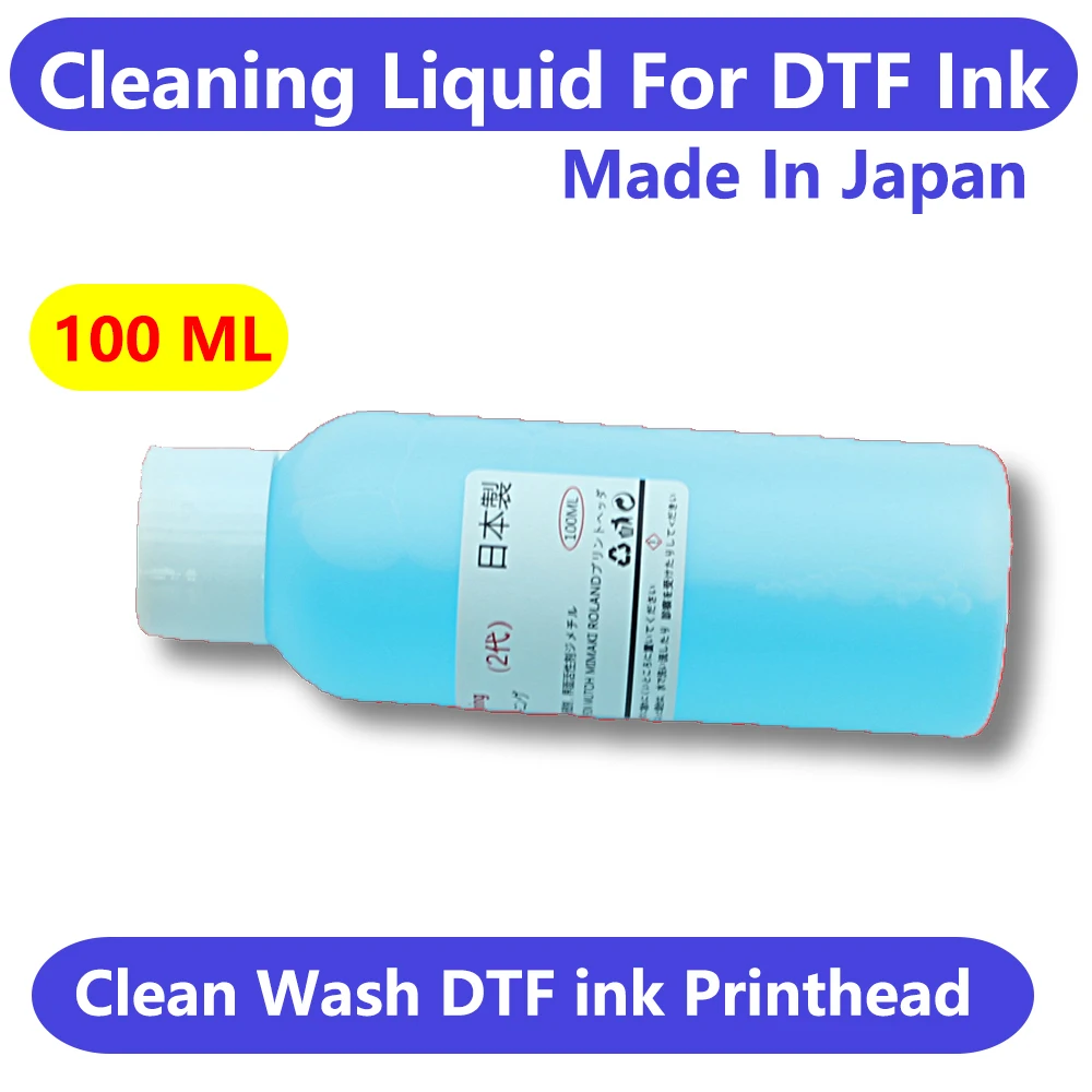 DTF 프린트 헤드 세척액, 엡손 XP600, L1800, 1390, L805, i3200 프린터용, 프린트 헤드 세척 클리너, 100ml