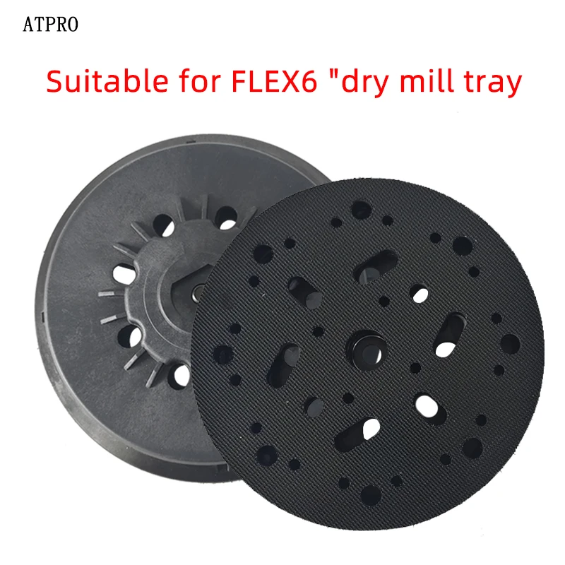Made In China 6 "17-Hole Tray For FLEX Dry Mill 150MM Chassis Sandpaper Self-adhesive Disc