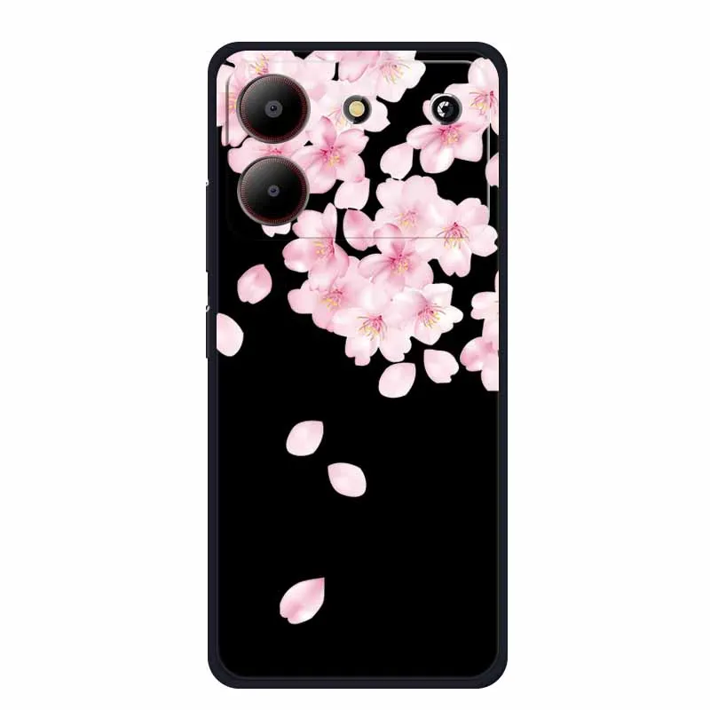 Cute Cartoon Cat Black Silicone Soft Phone Case - Stylish Protective Back Cover