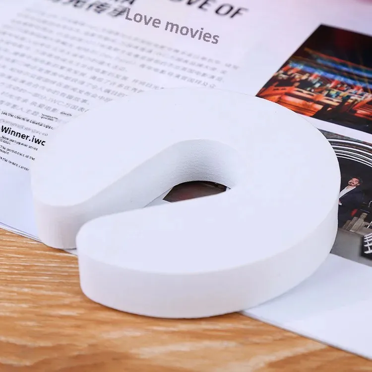 2.2CM Thick Child Safety Latch Full Door Card Home Protection Supplies Foam Material U-Shaped Door Clip Household Closure Device