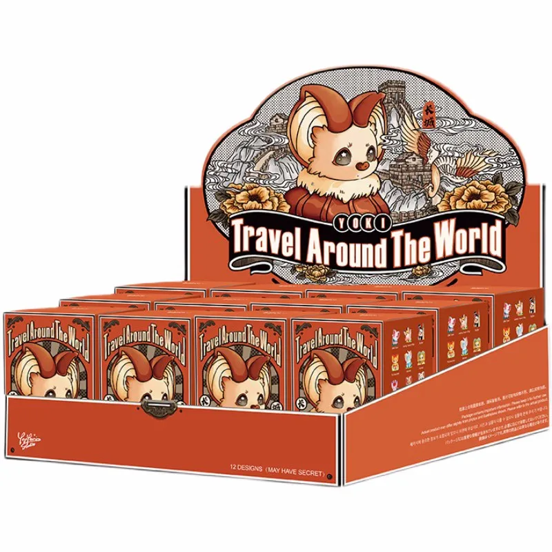 thumbnail image 1 of POP MART Yoki Travel Around The Word Series Blind Box Toys Mystery Box Mistery Caixa Action Figure Surpresa Model Birthday Gift, 1 of 5