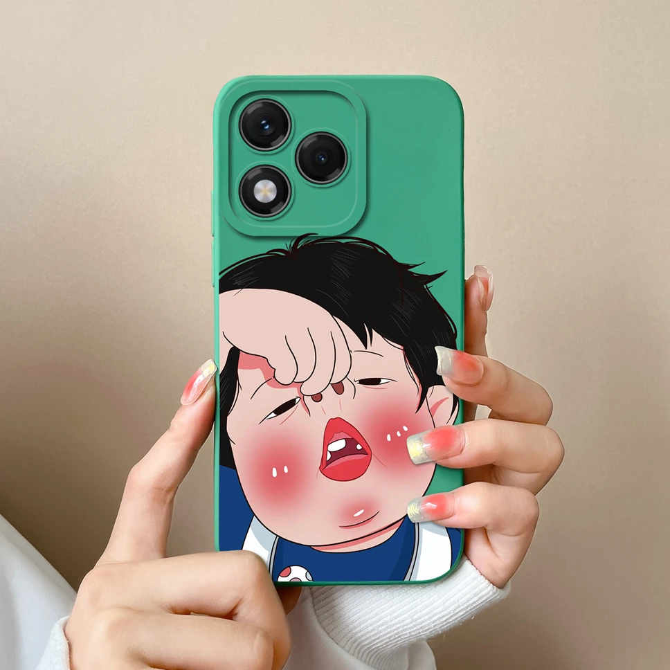 Lovely Flower Star Pattern Liquid Silicone Soft Case - High Quality Back Cover