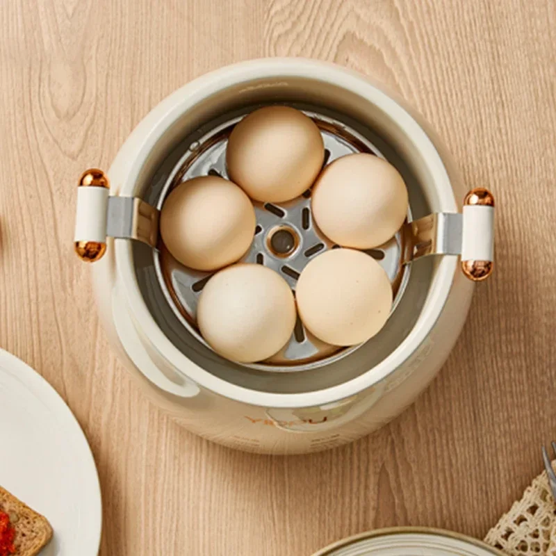 New Egg Poacher Small Household Egg Steamer Multi-function Automatic Power Off Breakfast Machine Poacher Porridge