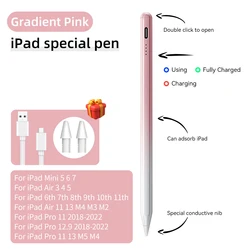 Advanced Stylus Pen with Palm Rejection and Power Display (Gradient Pink)