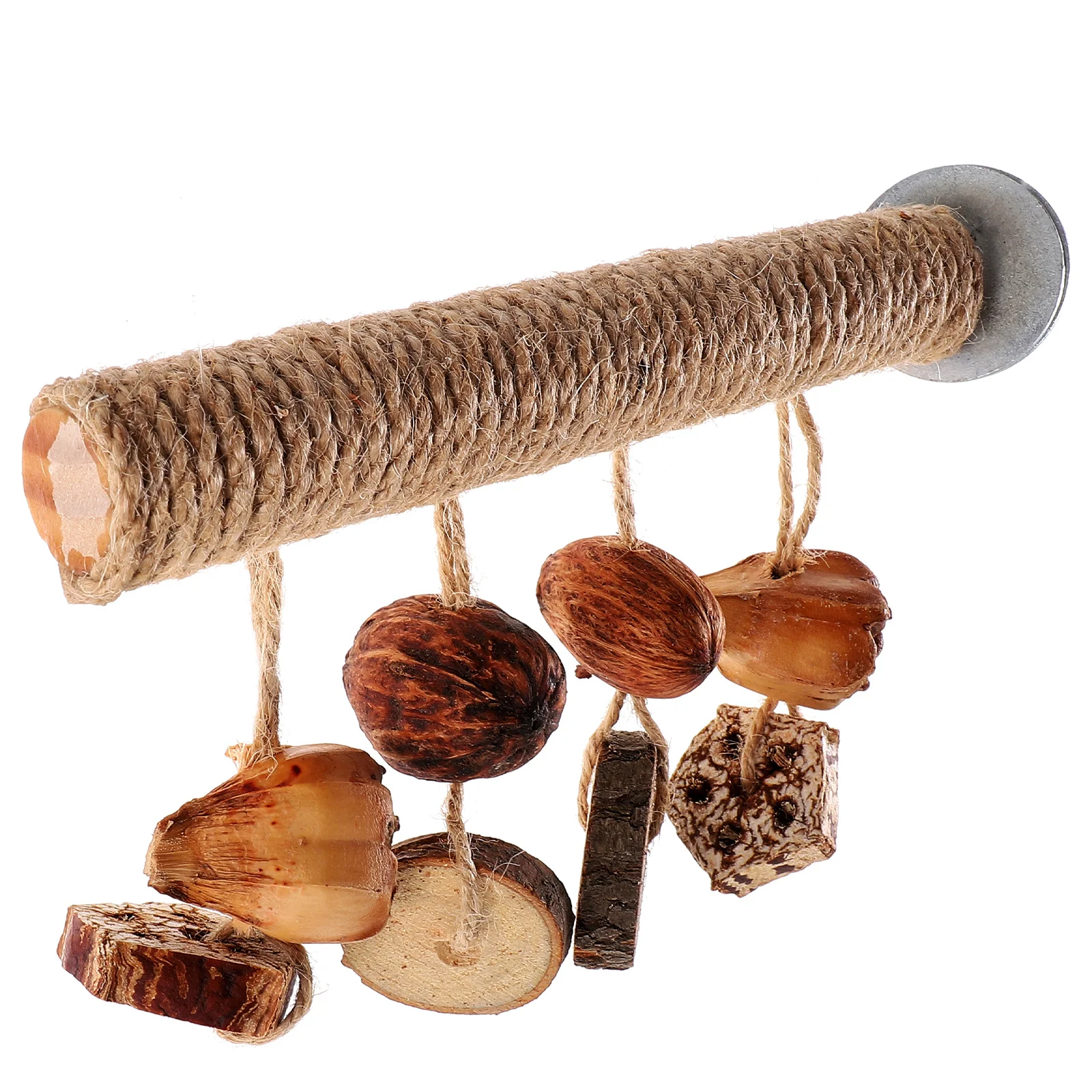 Parrot Toy Bird Stand Chewing Perches for Cage Cockatiels Wooden Birdcage Branches Toys Parakeet