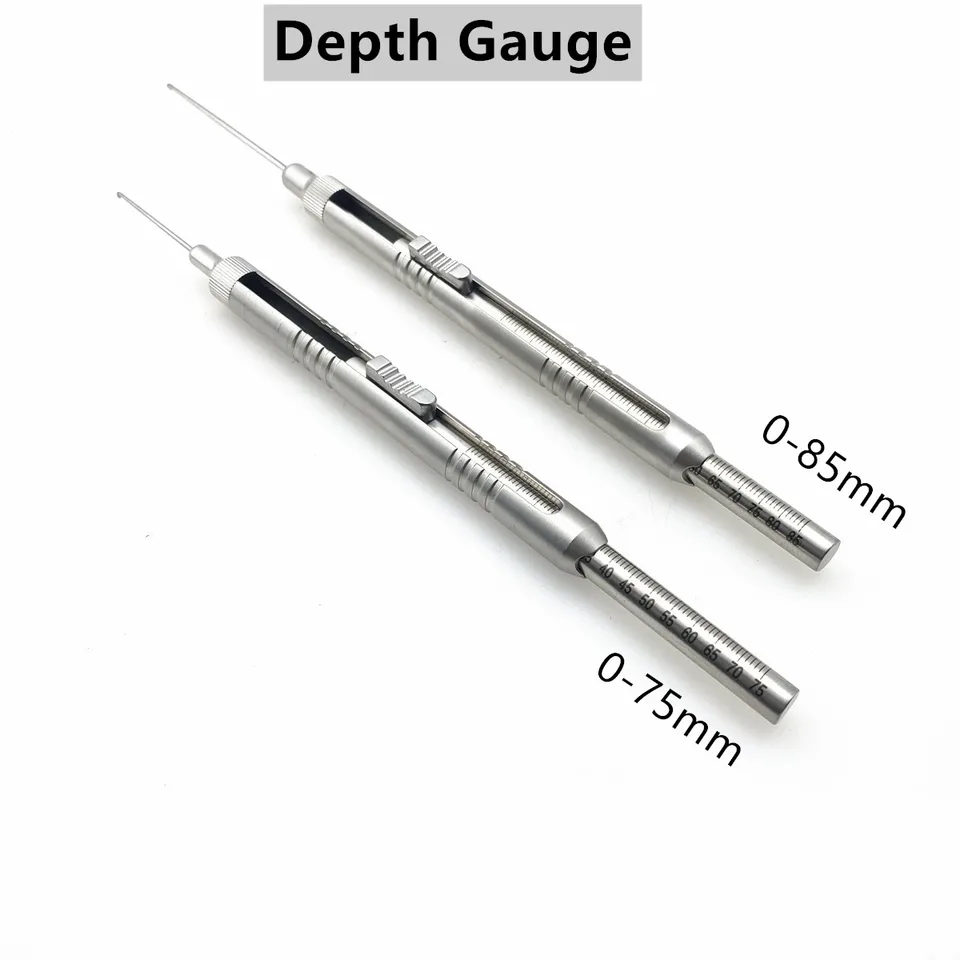 Calibro Di Profondit&agrave; Manuale In Acciaio Da 0mm A 30mm/60mm