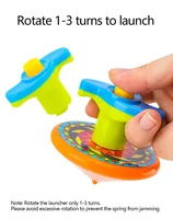 Stacked Spinning Top Kids Gyro Multi Layer Rotate Folding Toy Kids Gyroscope Launcher Rotating Toys Fun Birthday Party Favors - Image 5