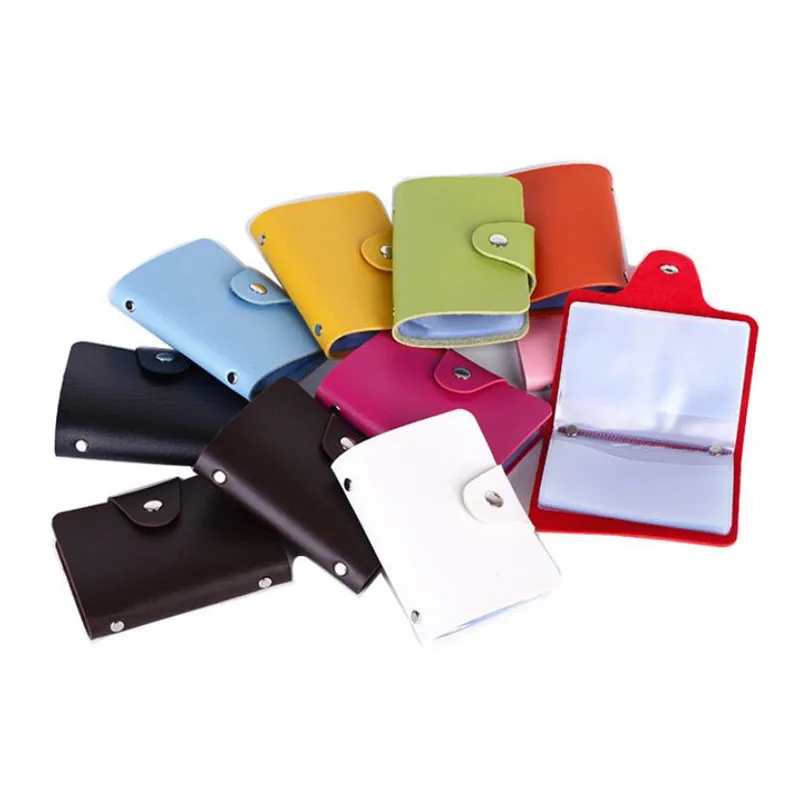 PU Leather Card Case for Men Women