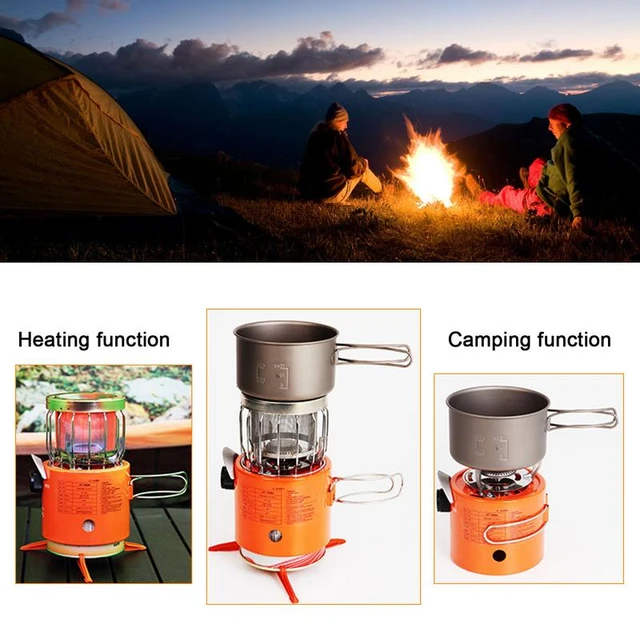 Chauffage au gaz portable pour tente, poignée, camping en plein air, pêche,  H - AliExpress