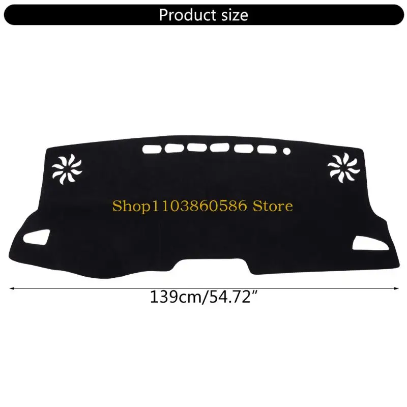 242A 대시보드 커버 대시 커버 매트 패드(Red-Edge Fit 포함) 차량에 사용됨