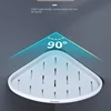 Bathroom Storage Shelf Shower Snap Up Corner Shelf Shampoo Holder Basket Shelf Wall Shelves for Shelving Kitchen 5