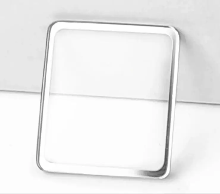 

Mineral Watch Crystal Flat Glass Replacement with Silver Color Trim for SHS-D400