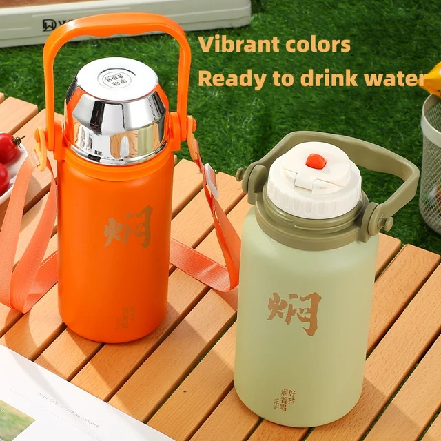 High Quality Water Bottle 316 Stainless Steel Cold Hydroflask Thermos Large  Capacity Thermal Mug Cup Sport Cycling Vacuum Flask - AliExpress