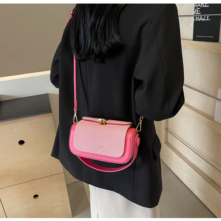 Mini Square Crossbody Bag - Luxury Designer Handbag Box Shape Satchel