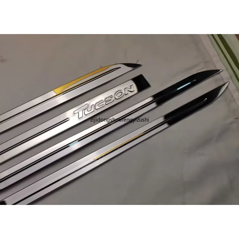 자동차 액세서리 2015 2016 2017 2018 2019 Hyundai Tucson 바디 도어 사이드 충돌 방지 장식 밝은 스트립