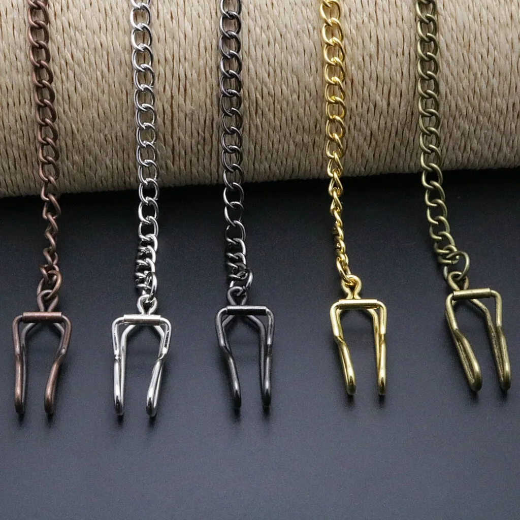 100pcs/lot Pocket Watch Chain Necklace Watch Accessories ping