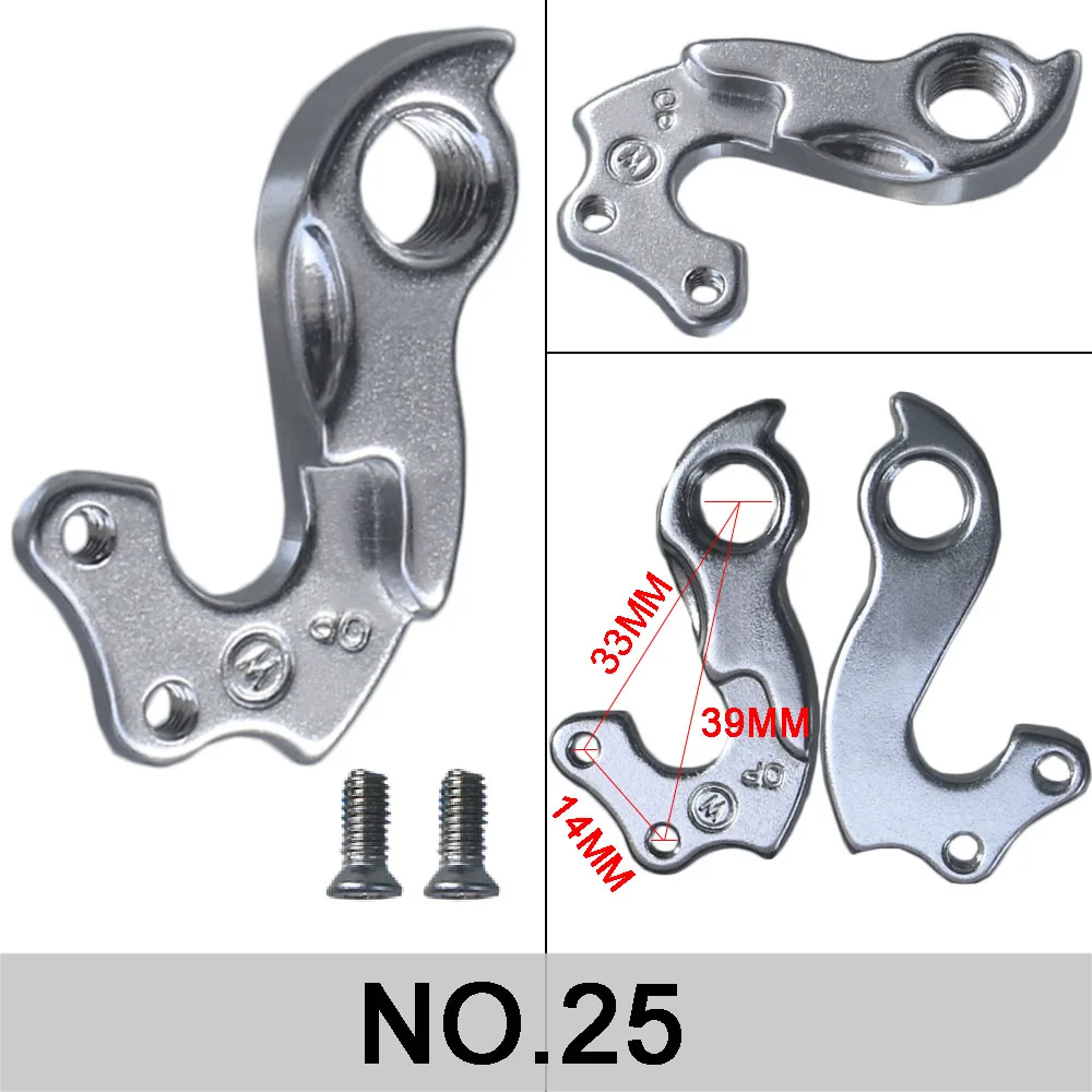 1pc Universal Alloy MTB Road Bike Rear Derailleur Hanger Racing Cycling Mountain Bicycle Frame Rear Gear Tail Hook Adaptor Parts