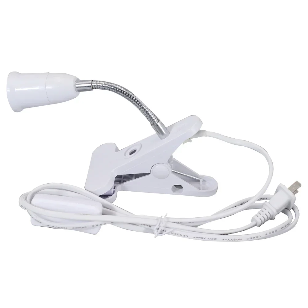 E27 Socket Bulb Holder Socket With Switch EU US UK Plug Lamp Holder Energy Saving LED Table Lamp Led Base Base led light desk lamp