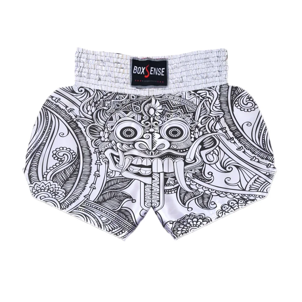 AztecMexicoBoxerShortsFitnessBreathableBoxingShortsMuaythai