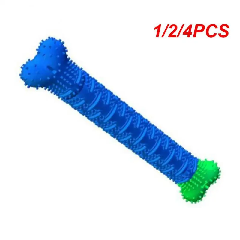 

1/2/4PCS New Dog Chew Toy Rubber Pet Dog Teeth Cleaning Toy Dog Molar Stick Aggressive Chewers Food Treat Dispensing Toys