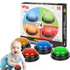 Educational Answer Buzzer Set 4pcs Recordable Talking Button Children Interactive Toy Family Game Competition Props Toys 1