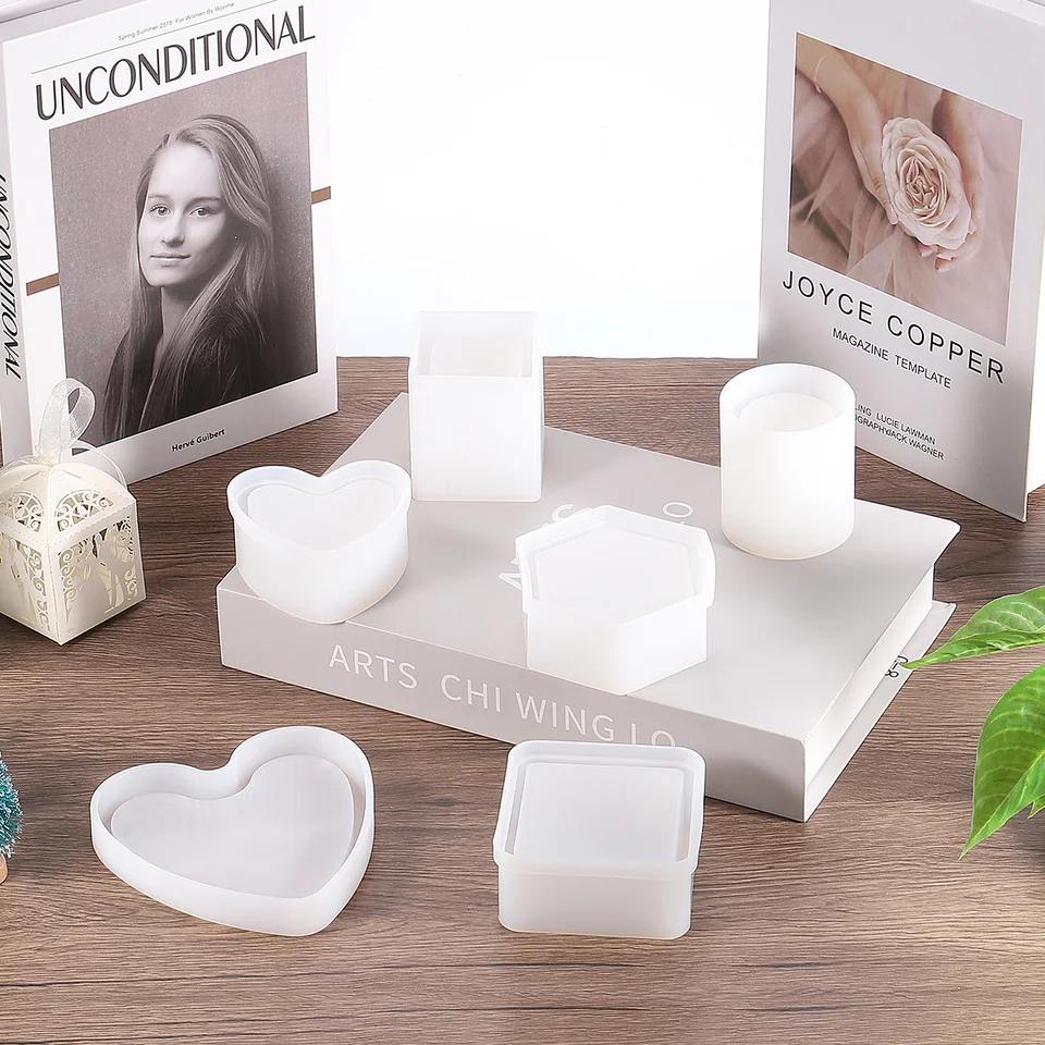 Silicone Coaster Mold Set for DIY Crafting