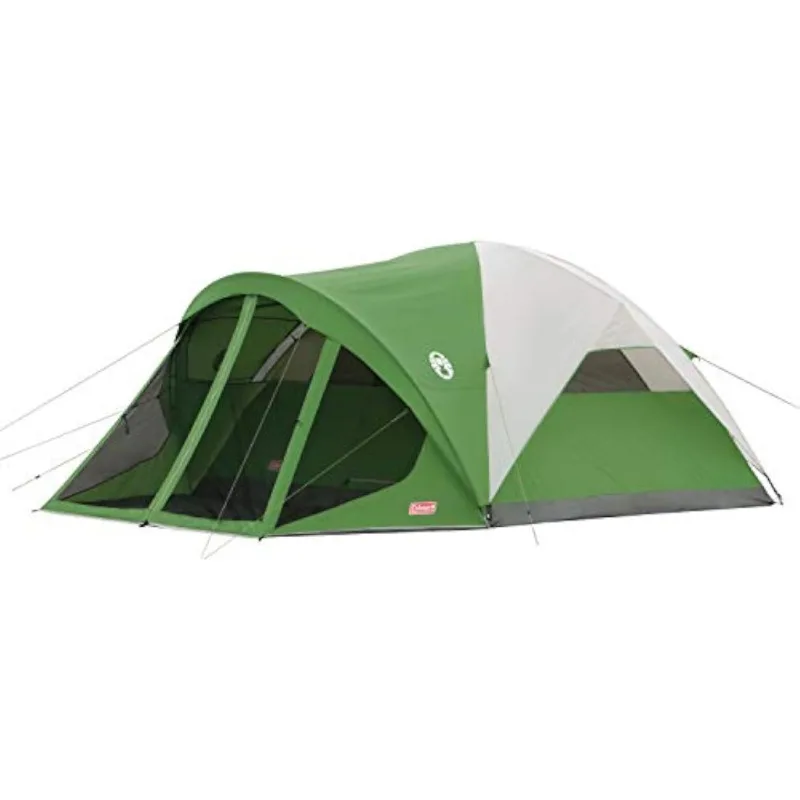 

Coleman Evanston Screened Camping Tent, 6/8 Person Weatherproof Tent with Roomy Interior Includes Rainfly, Carry Bag, Easy Setup