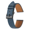 Blue black buckle