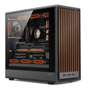 Power Train Zhenjie G1 Desktop Computer Case ATX Desktop Computer Side-Exposed 360 Water Cooling Type-C Gaming Computer Case