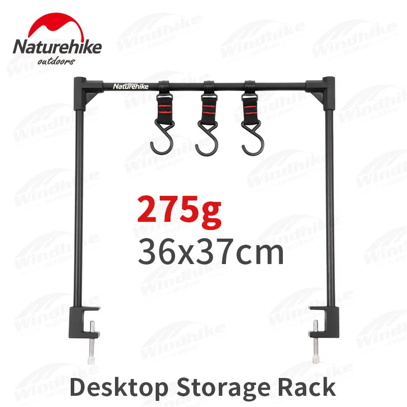 

Naturehike Desktop Storage Rack Shelf Multiple Various Forms 275g Ultralight Tableware Shelf Camping Accessories Give Free 3hook