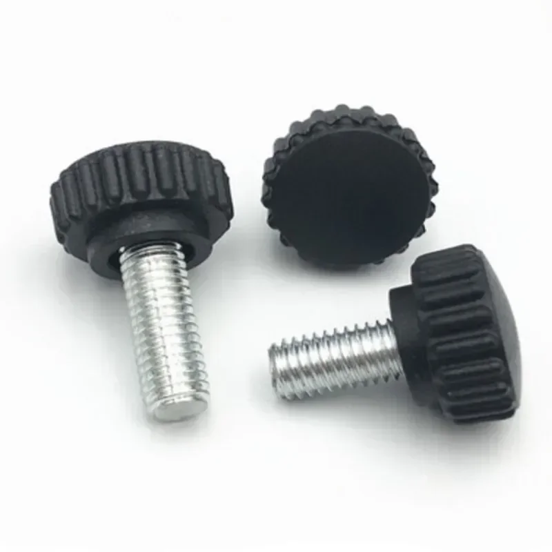 M3 M4 M5 M6 M8 M10 knurled Nylon Round Plastic Head Handle Thumb Screw Bakelite Bolt 2pcs-10pcs/lot Black Bakelite hand screw
