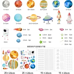 Luminous Space - Themed Glow Stickers (Space)