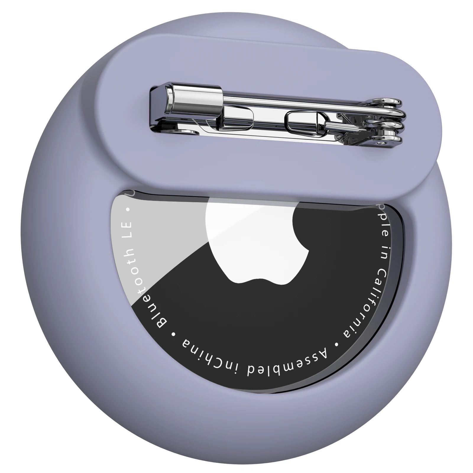 Silicone Airtag Holder with Safety Pin