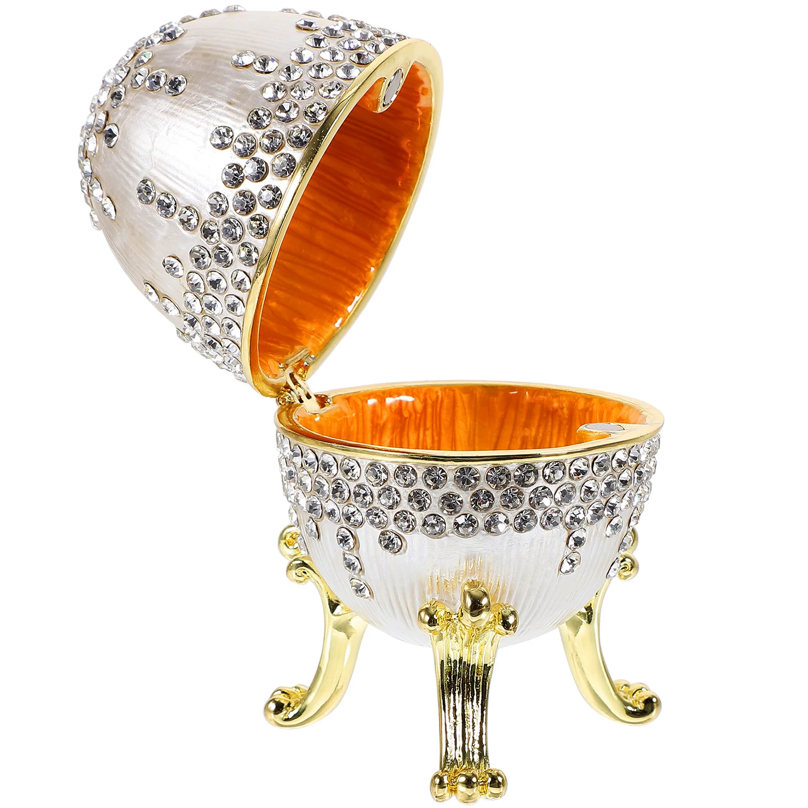 

Exquisite Jewelry For Ceremony Box Desktop Metal Jewelry For Ceremony Storage Box Easter Adornment