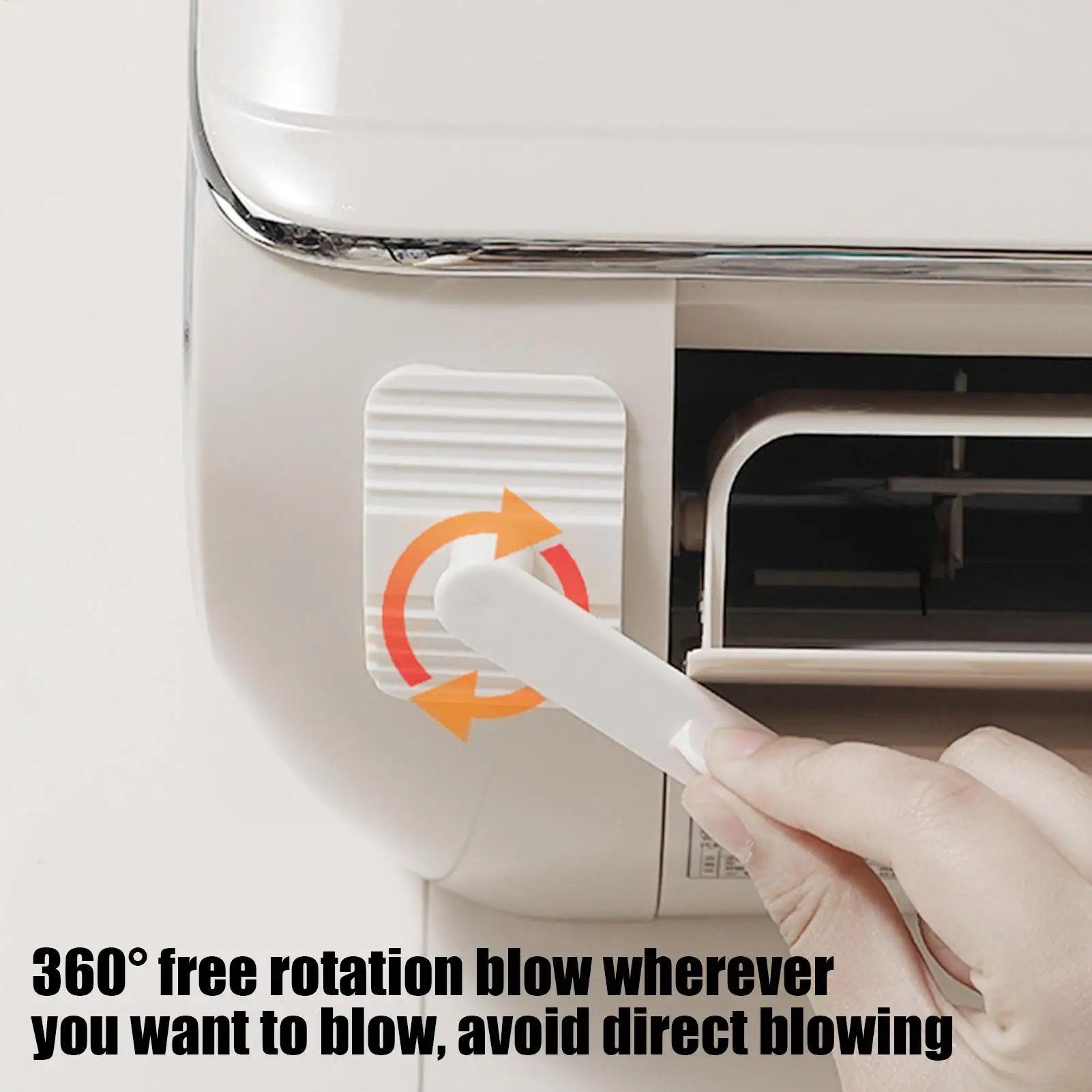 Air Conditioning Air Guide Plate 2 Pieces Adjustable Air Conditioning Guide Plate Rotation Anti Direct Blowing Adjustable