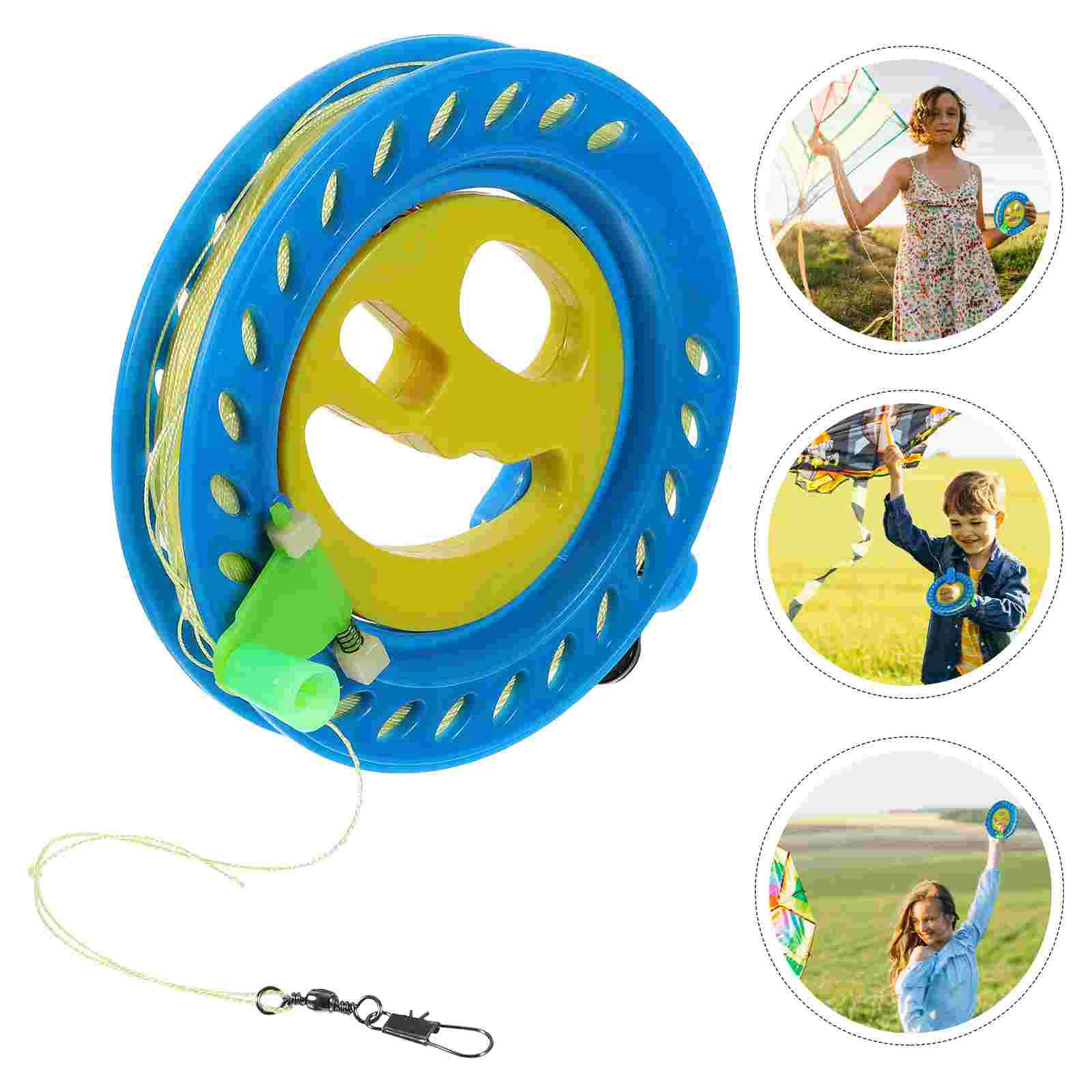 

Single Line Kite Winder Kites Flying Hand Brake Ratchet Lock Control Reel Child