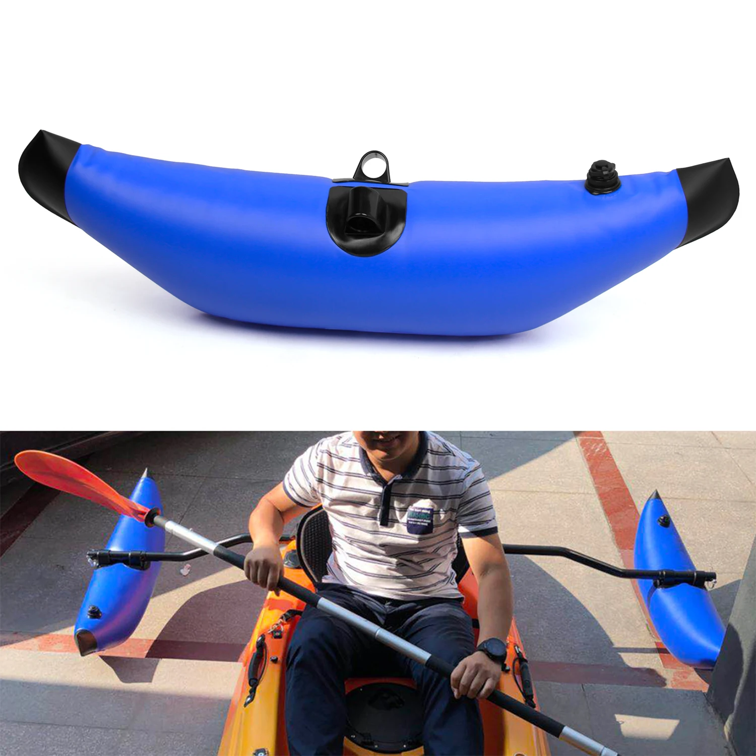 Inflatable PVC Kayak Float Stabilizer System Kit for Fishing