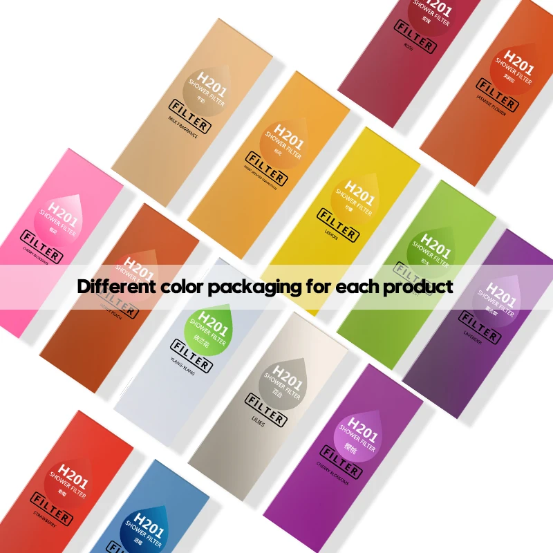 Aromatic Water Softening Shower Filter for Enhanced Hair and Skin Care