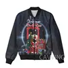 New Fashion Women/Men's 3D Print  DEATH ROW  Zipper Bomber Jackets Men Overcoat Mens Coat Zip Up Jackets 5