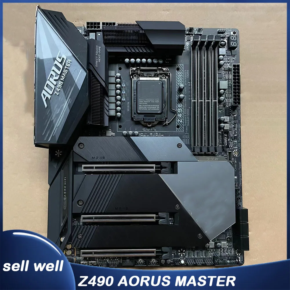 Z490 AORUS MASTER motherboard 10th gen i9i7i5i3 DDR4 6XSATA