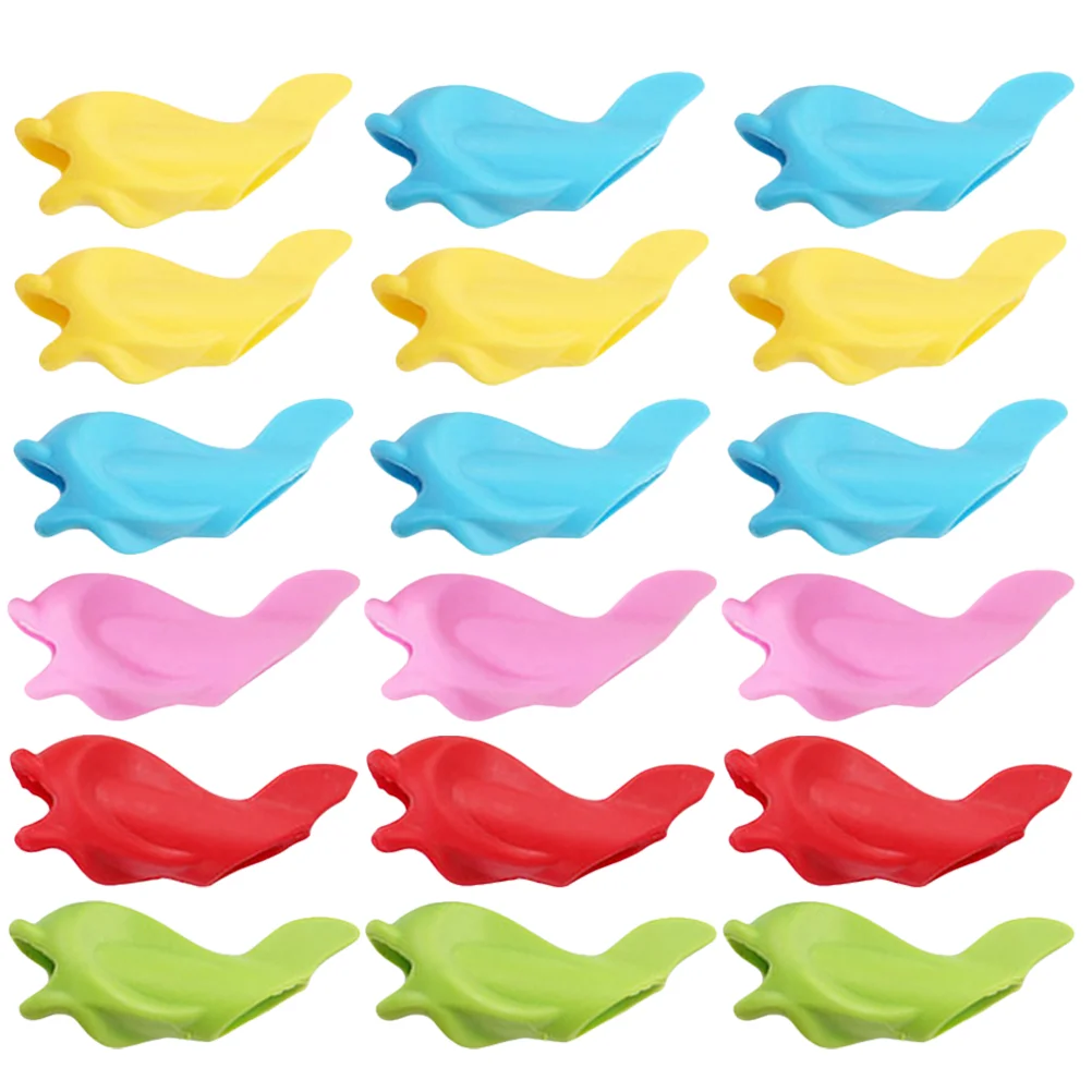 

50Pcs Pens Correctors Kids Convenient Pencils Trainer Kids Writing Posture Training Aids Silicone For Children