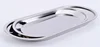 Organization Thickening Stainless Steel Towel Tray Napkin Tissue Plate Dish Table Ware Fine polishing salver Snack Dessert tray 3