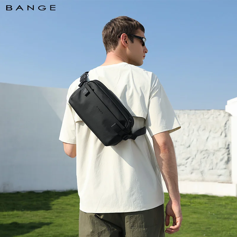 Borsa A Tracolla Uomo Piccola In Nylon Impermeabile, Antifurto, Leggera, Con Tasche Multiple, Dimensioni 26x21x7 Cm, Ideale Per Uso Quotidiano E Viaggi.
