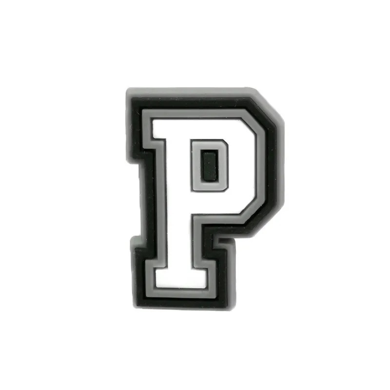 Wholesale PVC Shoe Accessories - White Letter Name Badges for Clogs, Pins, and Decorations