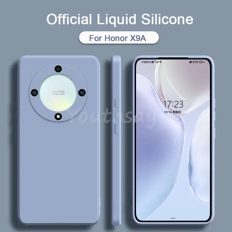 Premium Silicone Liquid TPU Protector Case for Honor – Enhanced Protection and Style