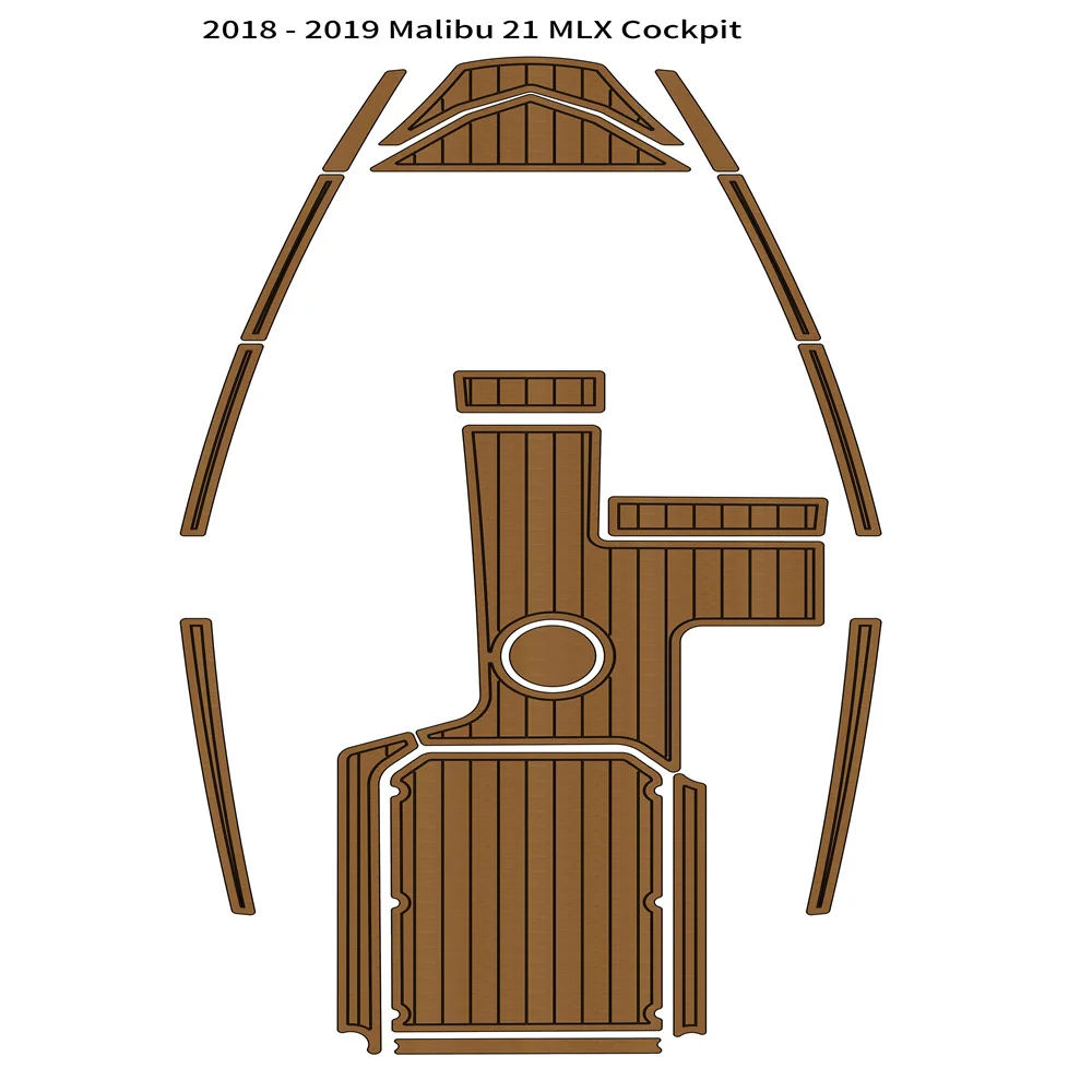 

2018-2019 Malibu 21 MLX коврик для кабины лодки EVA пенопластовый Тиковый напольный коврик для пола SeaDek маринемат Gatorstep стильный самоклеящийся