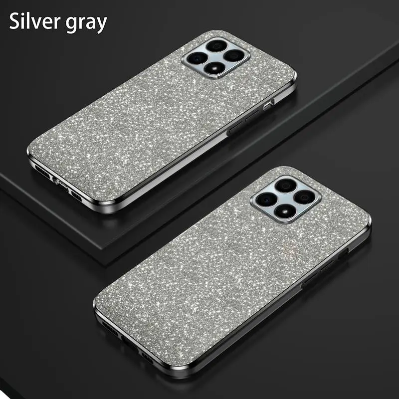 Luxury Gradient Glitter Plating Silicone Back Cover - Women’s Edition